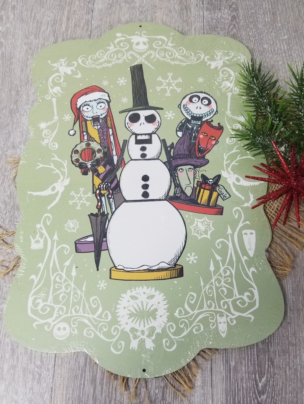 The Nightmare Before Christmas Metal Sign - Picture 5 of 7